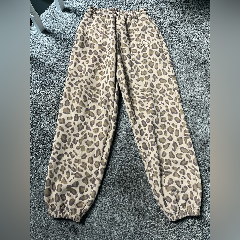 Leopard Print Joggers